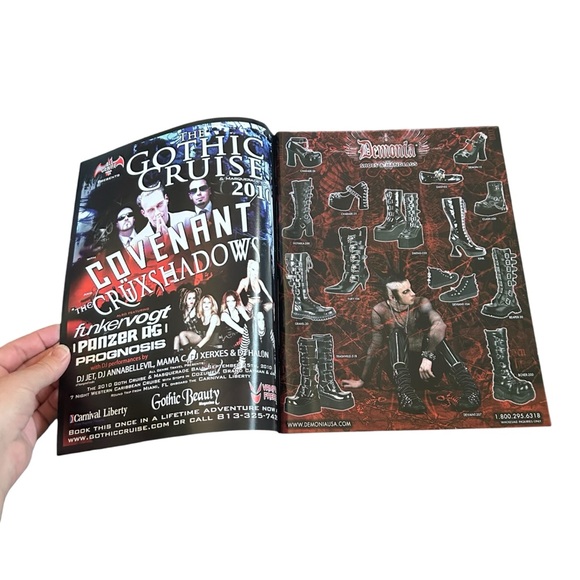 Gothic Beauty Magazine Issue 30 2010 Indie Alternative Goth Scene Beauty Fashion - Picture 2 of 6